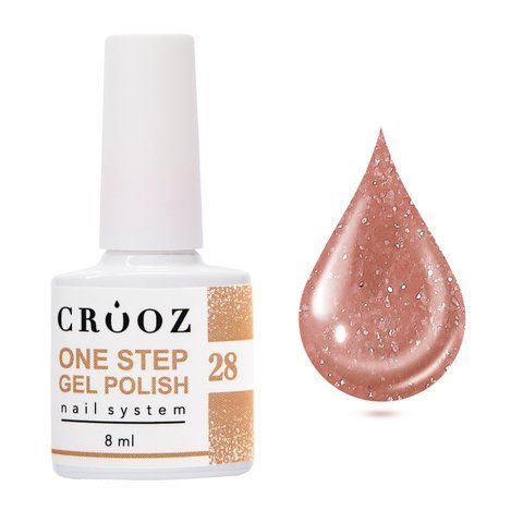 Crooz Однофазний гель лак One Step Gel Polish №28 8мл 00000036856 фото