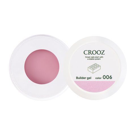 Crooz Гель для нарощування Builder Gel (Білдер Гель) 6 LILAK BLUSH 00000024253 фото