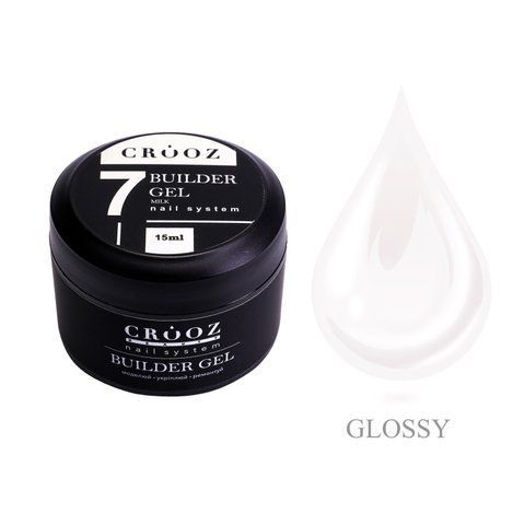 Crooz Гель для нарощування Builder Gel 7 MILK 00000024254 фото