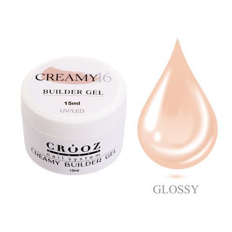Crooz Гель для нарощування Creamy Builder gel 16 00000029618 фото