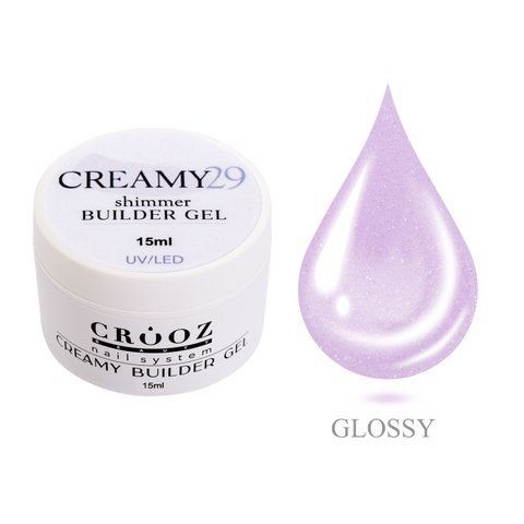 Crooz Гель для нарощування Creamy Builder gel 29, 15 ml 00000033803 фото