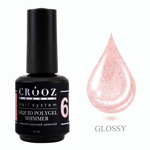 Crooz Рідкий полігель SHIMMER Liquid Polygel 6 00000027143 фото
