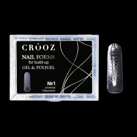 Crooz Верхні форми №01 Universal (Салонний квадрат (овал)) (120шт) 00000034424 фото
