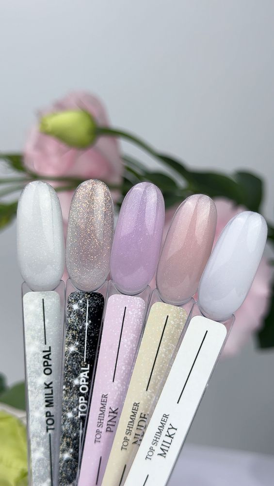 Crooz Закріплювач для гель лака Top shimmer nude 00000033818 фото