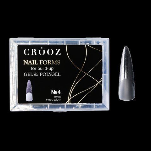Crooz Верхні форми №04 Stylet (cтилет-овал-мигдаль) (120шт) 00000034425 фото