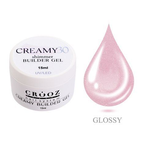 Crooz Гель для нарощування Creamy Builder gel 30, 15 ml 00000033802 фото