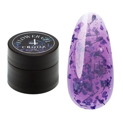 Crooz Гель для нарощування та дизайну Flower gel 4 00000025556 фото