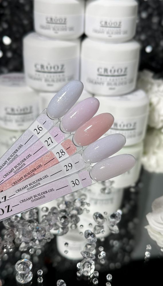 Crooz Гель для нарощування Creamy Builder gel 30, 15 ml 00000033802 фото