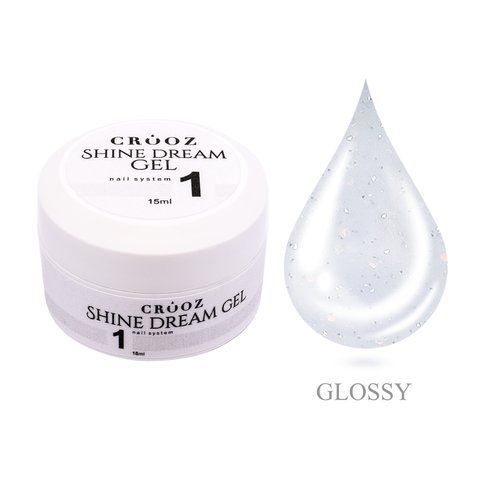 Crooz Гель для нарощування Shine Dream Gel №01 00000035698 фото