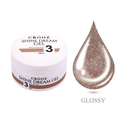 Crooz Гель для нарощування Shine Dream Gel №03 00000035700 фото