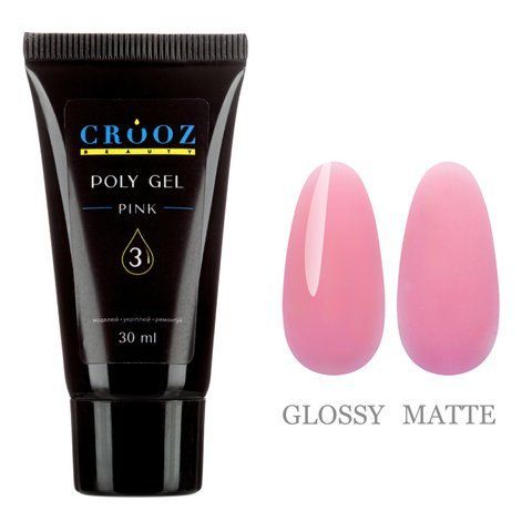 Crooz Полігель PolyGel 3 Pink 00000024169 фото
