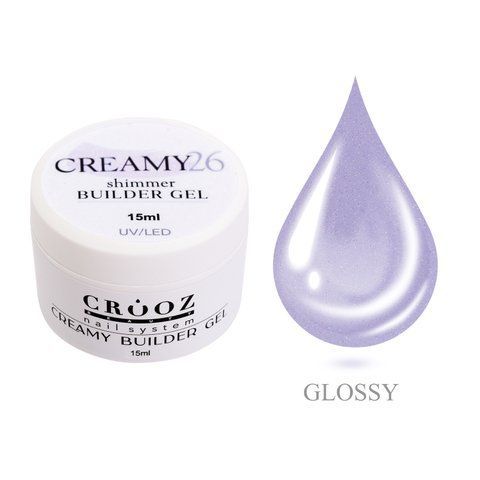 Crooz Гель для нарощування Creamy Builder gel 26, 15 ml 00000033804 фото
