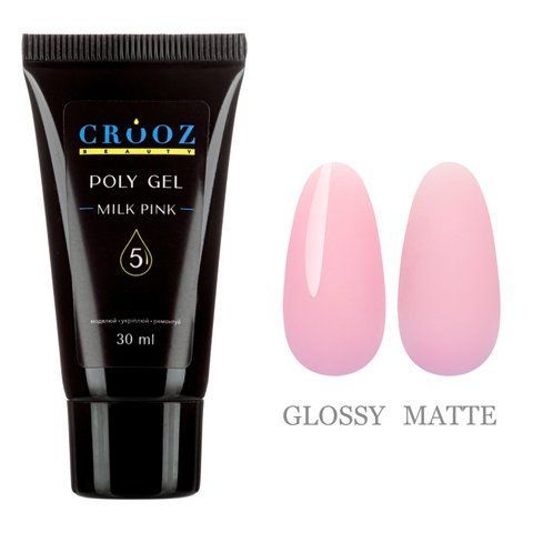 Crooz Полігель PolyGel 5 Milk Pink 00000024171 фото