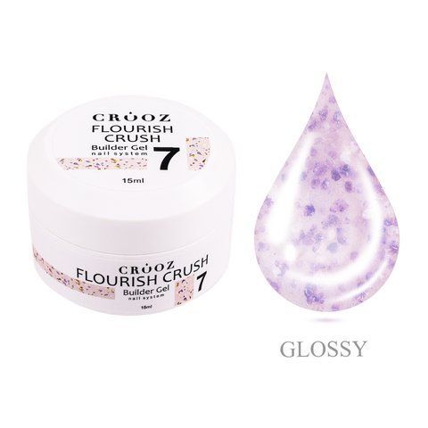 Crooz Гель для нарощування Flourish Crush Builder Gel №07 00000036223 фото