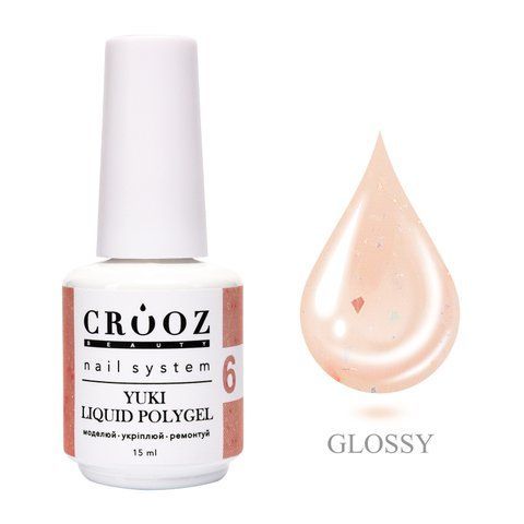 Crooz Рідкий полігель YUKI Liquid Polygel 6 00000030089 фото