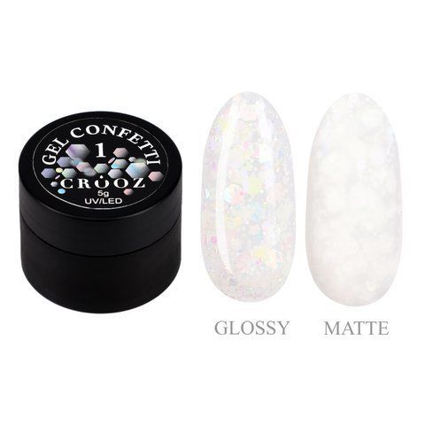 Crooz Гель для дизайну Confetti gel 1 00000026477 фото