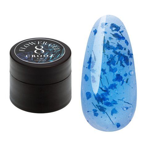 Crooz Гель для нарощування та дизайну Flower gel 8 00000025560 фото