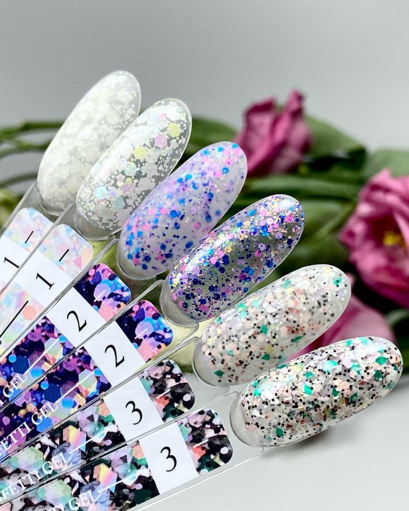 Crooz Гель для дизайну Confetti gel 1 00000026477 фото