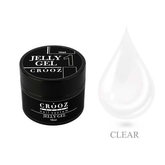 Купити Crooz Jelly Gel №1 — прозорий гель-желе для нарощування нігтів